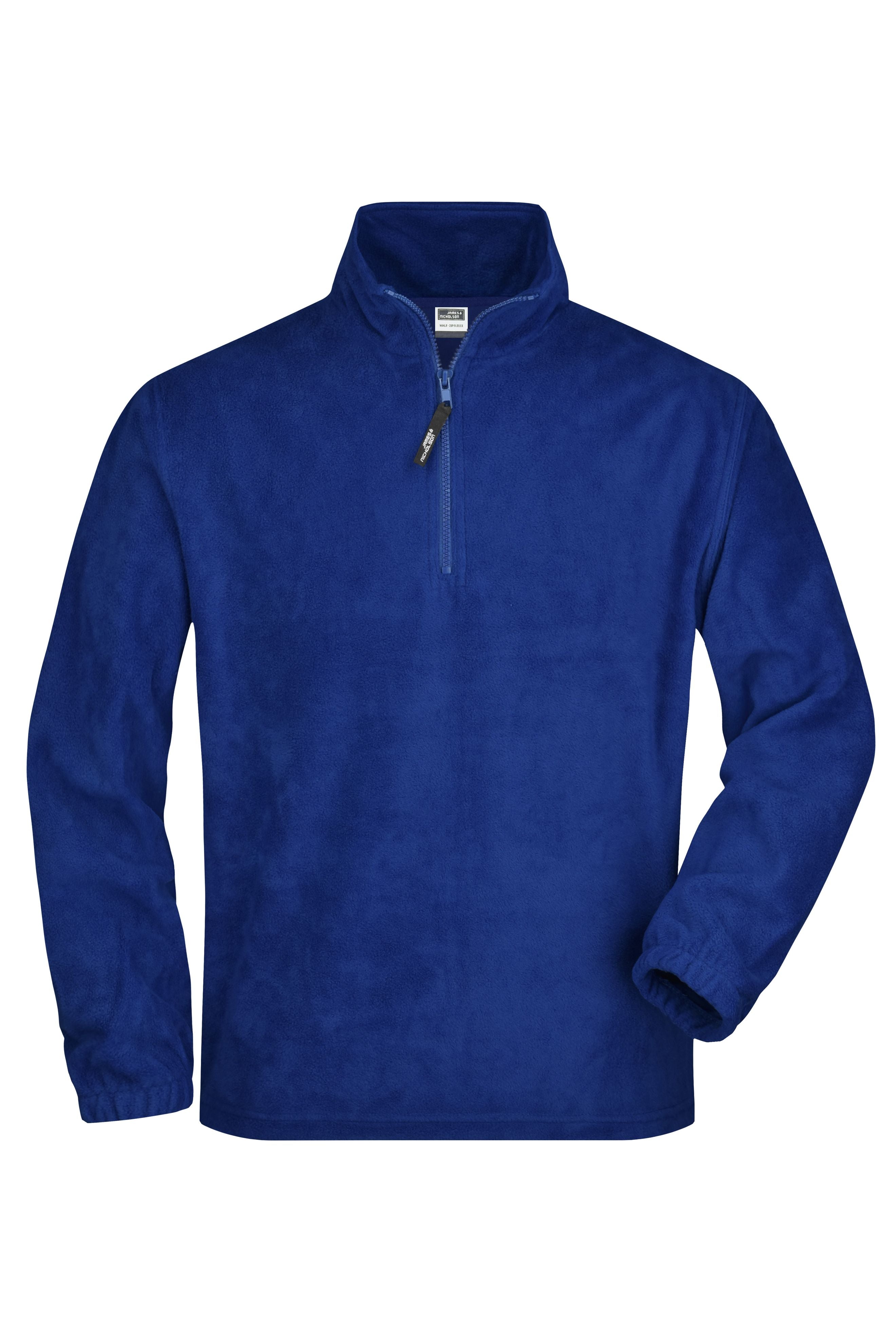 James & Nicholson Half-Zip Fleecepullover royal