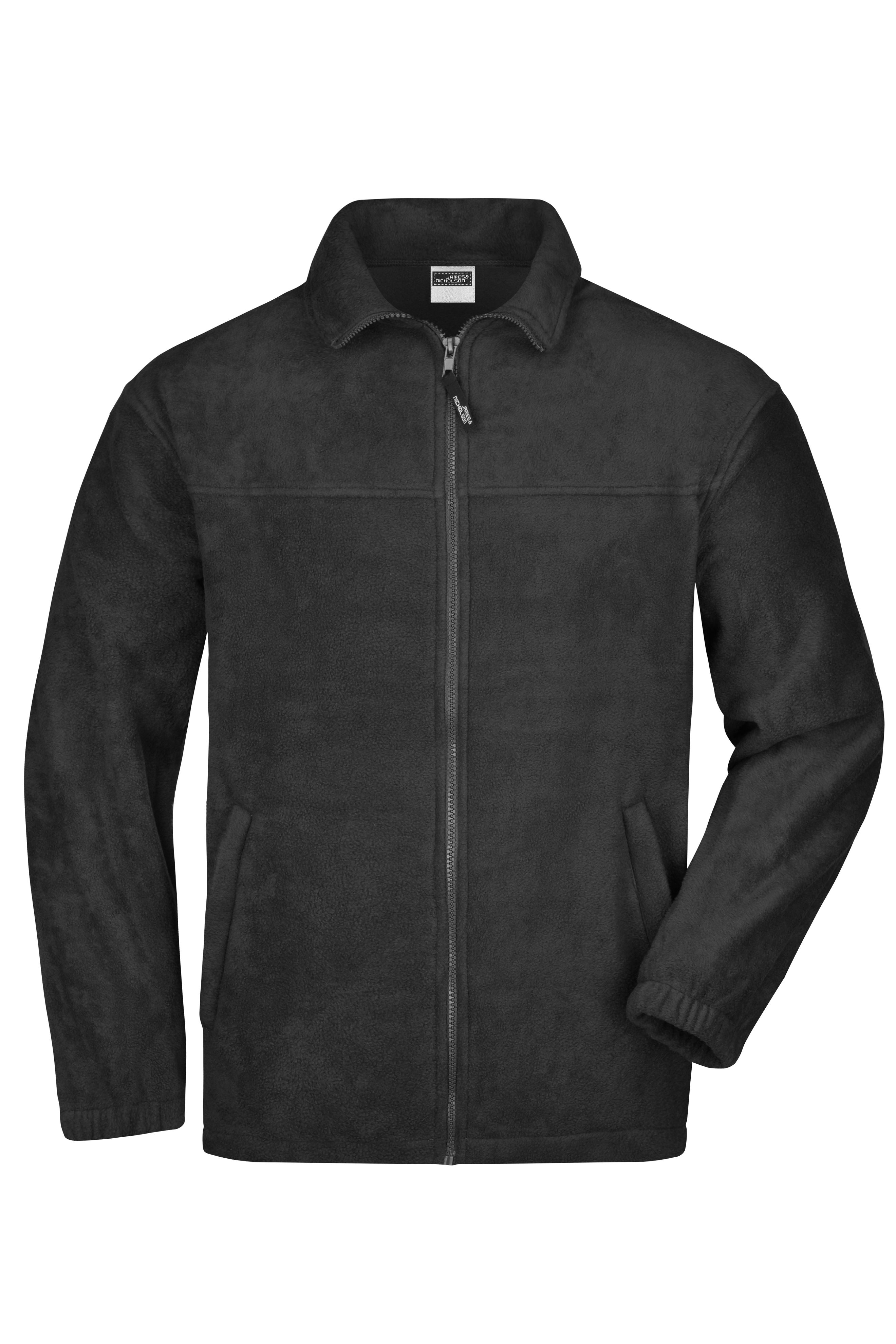 James & Nicholson Fleece Jacke black