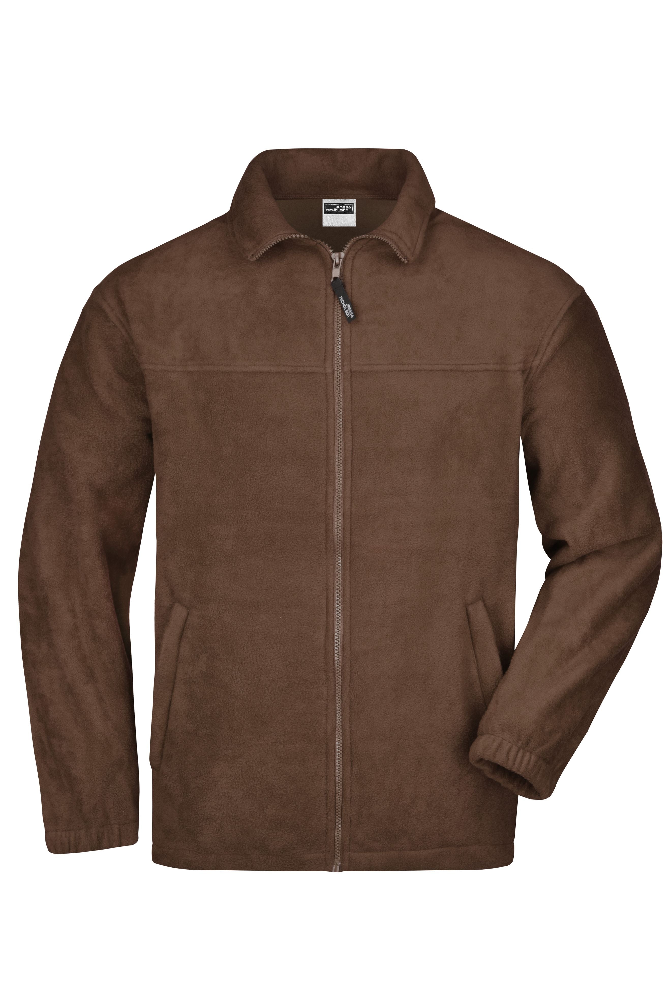 James & Nicholson Fleece Jacke brown
