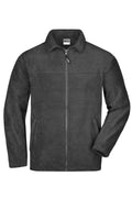James & Nicholson Fleece Jacke dark-grey