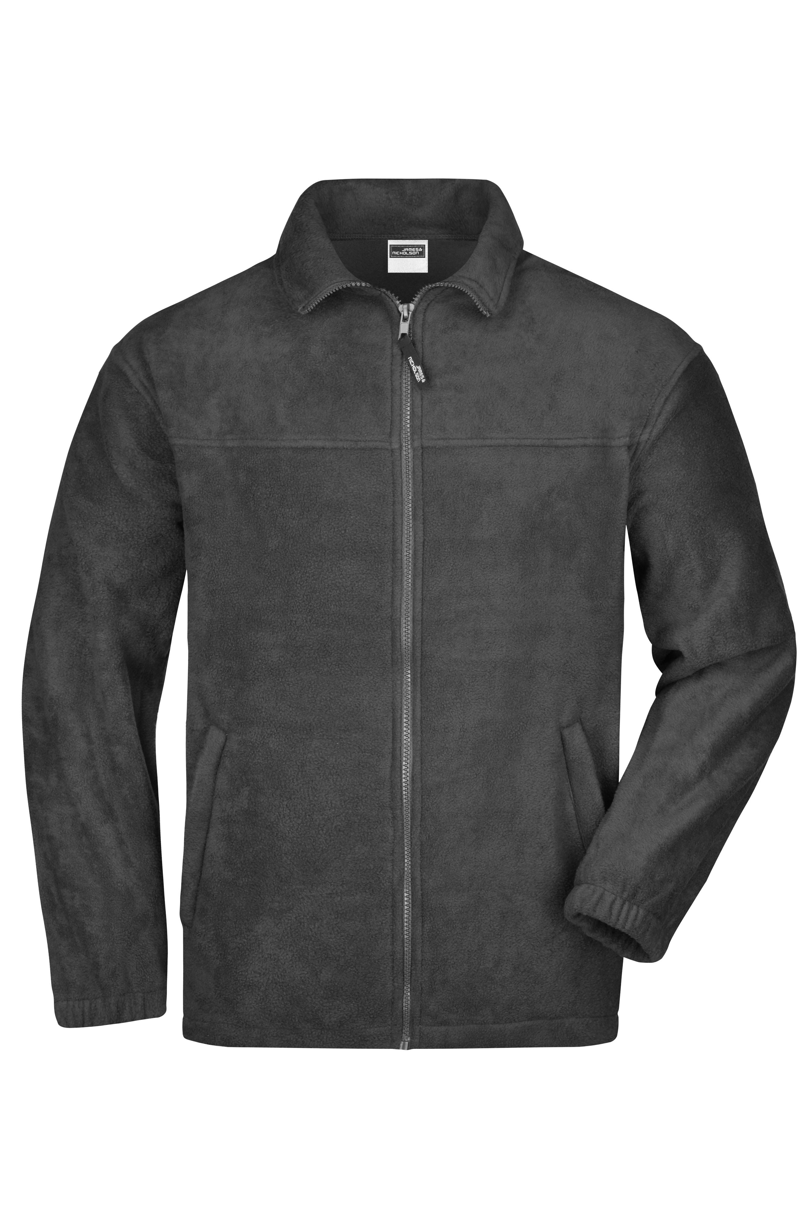 James & Nicholson Fleece Jacke dark-grey
