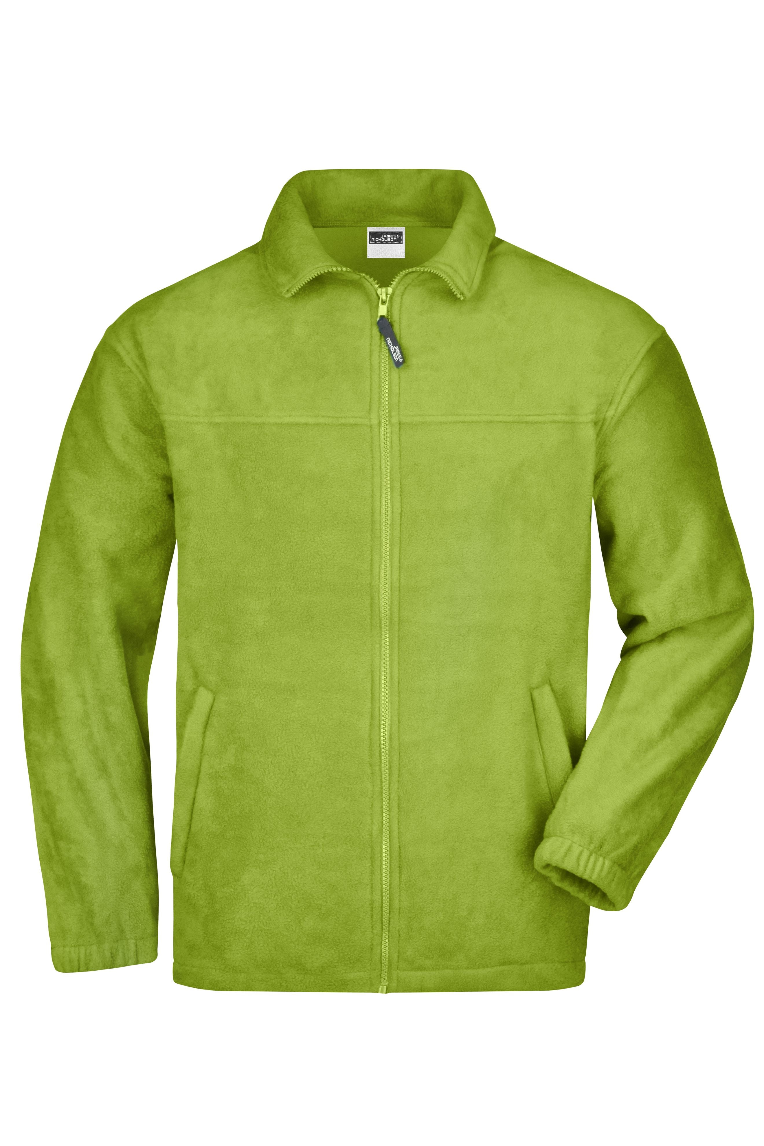 James & Nicholson Fleece Jacke lime-green