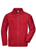 James & Nicholson Fleece Jacke red