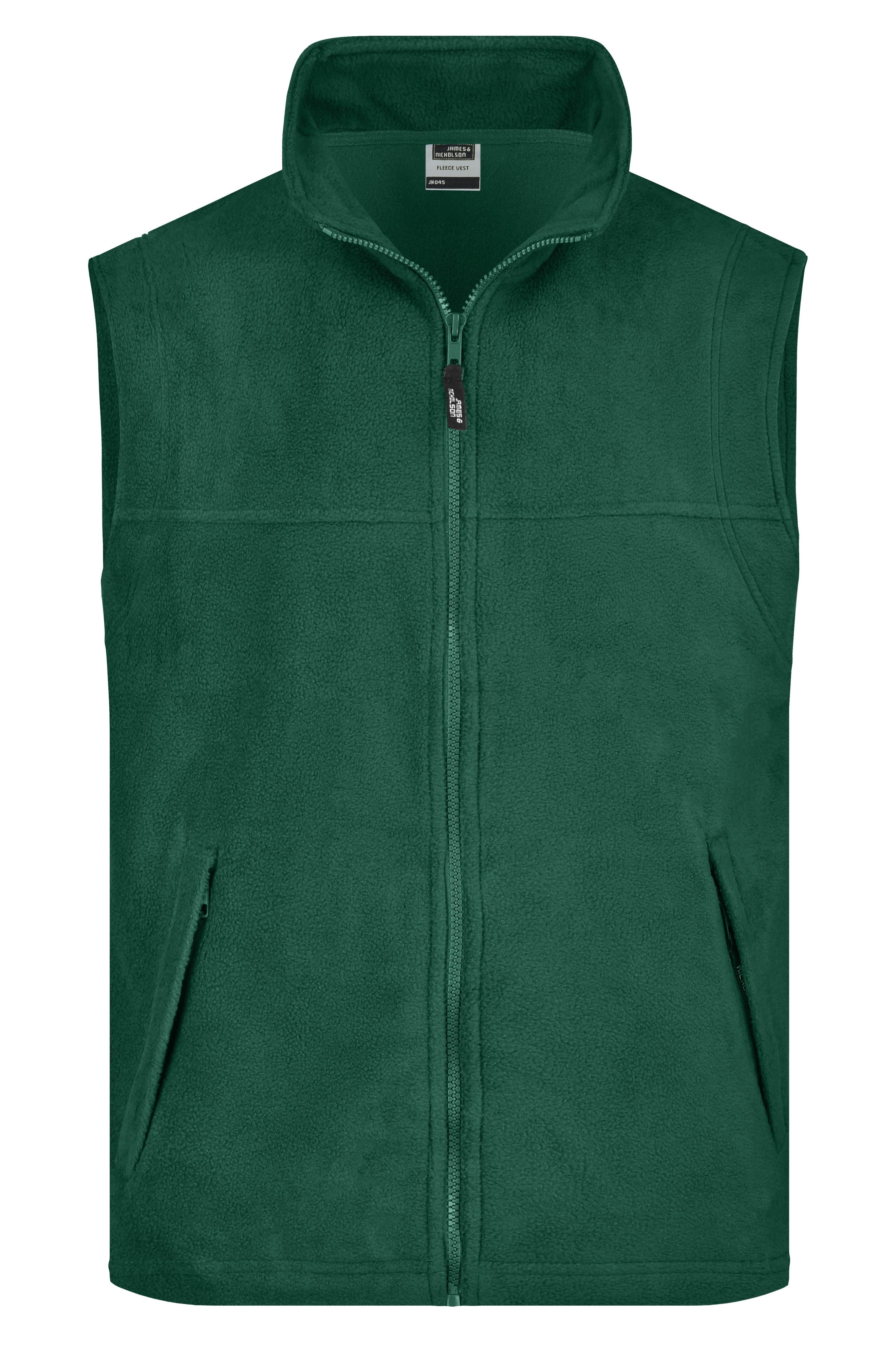 James & Nicholson Fleece Weste dark-green