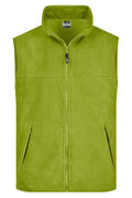 James & Nicholson Fleece Weste lime-green