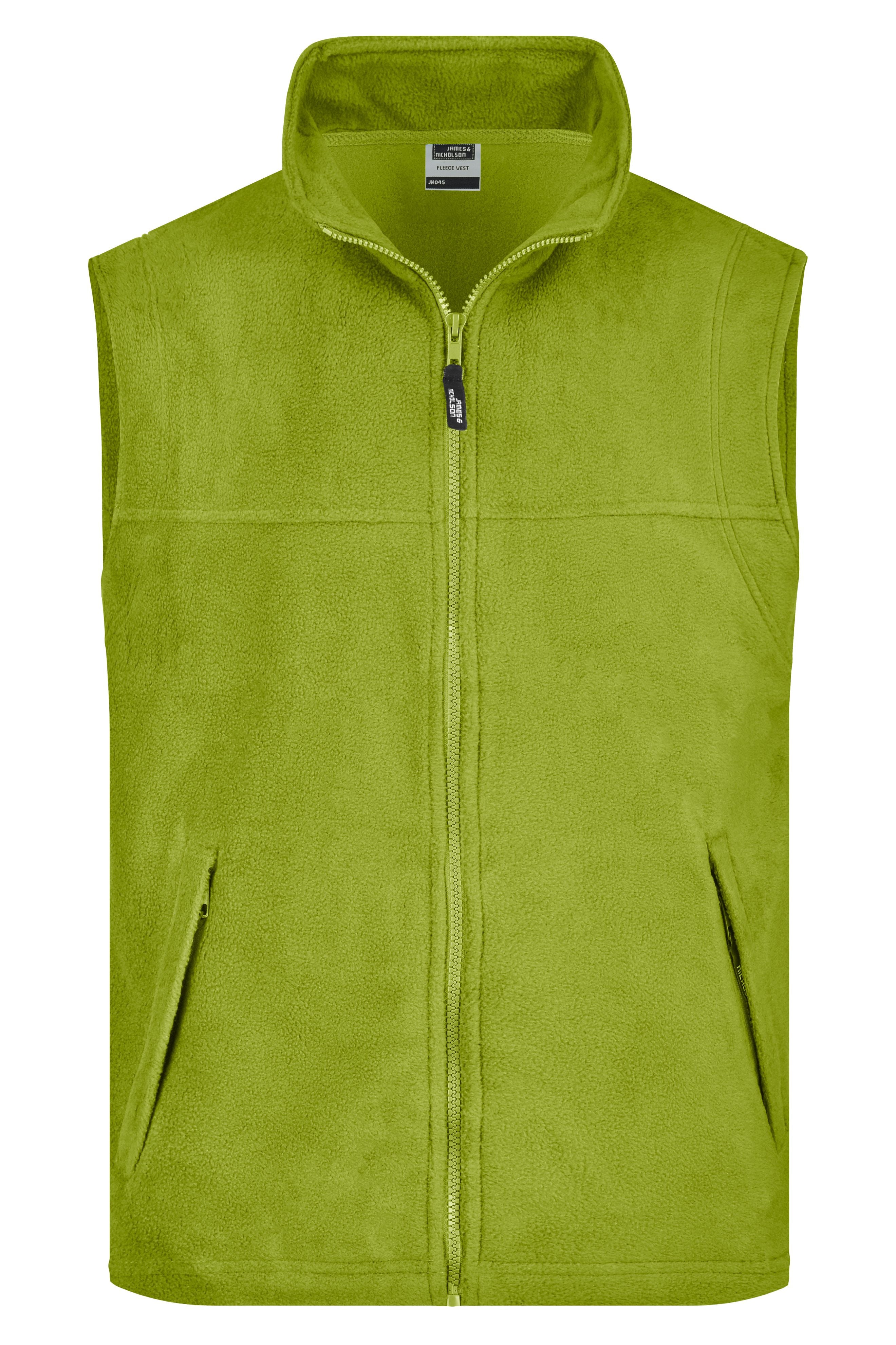 James & Nicholson Fleece Weste lime-green
