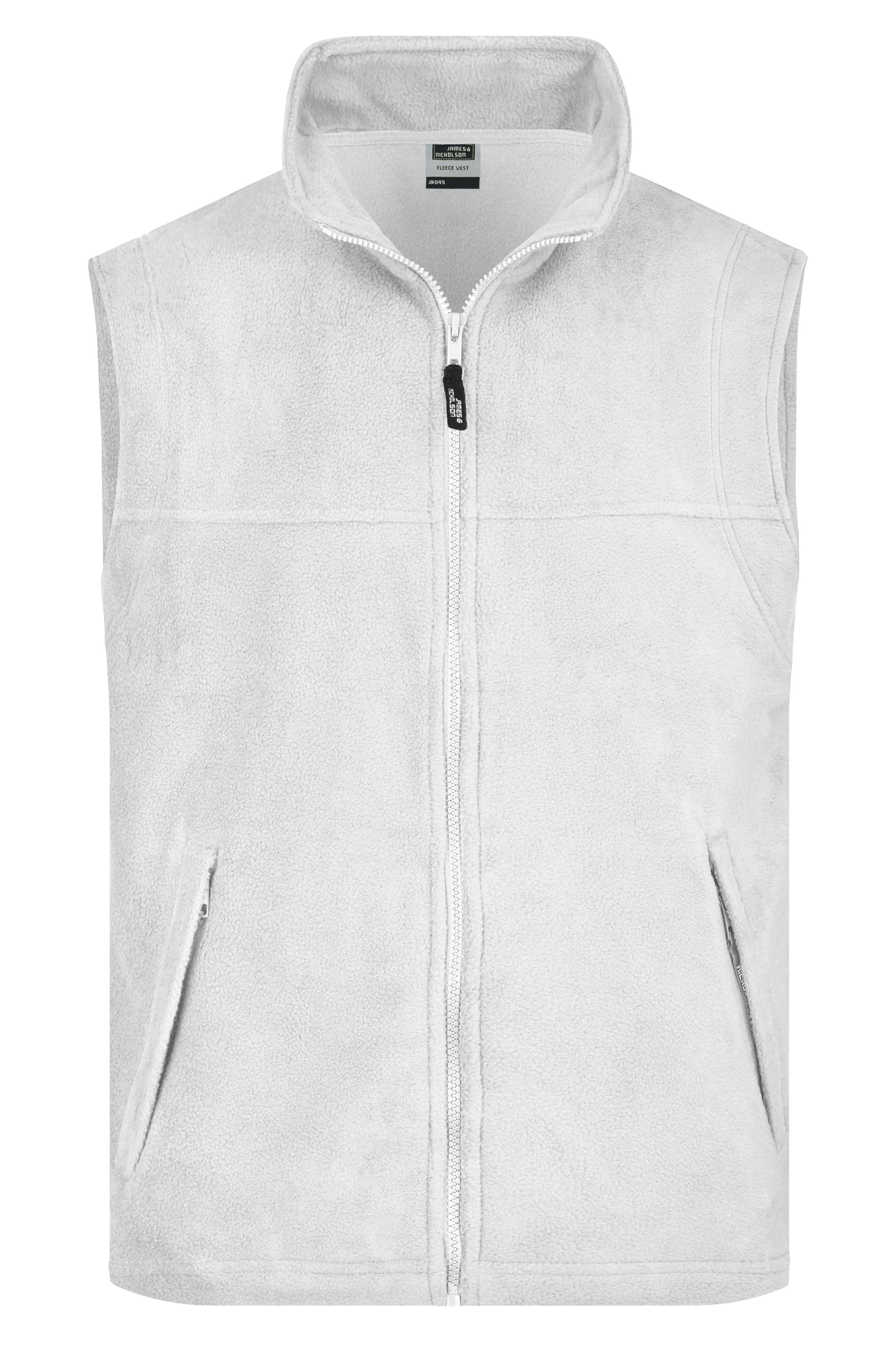 James & Nicholson Fleece Weste white