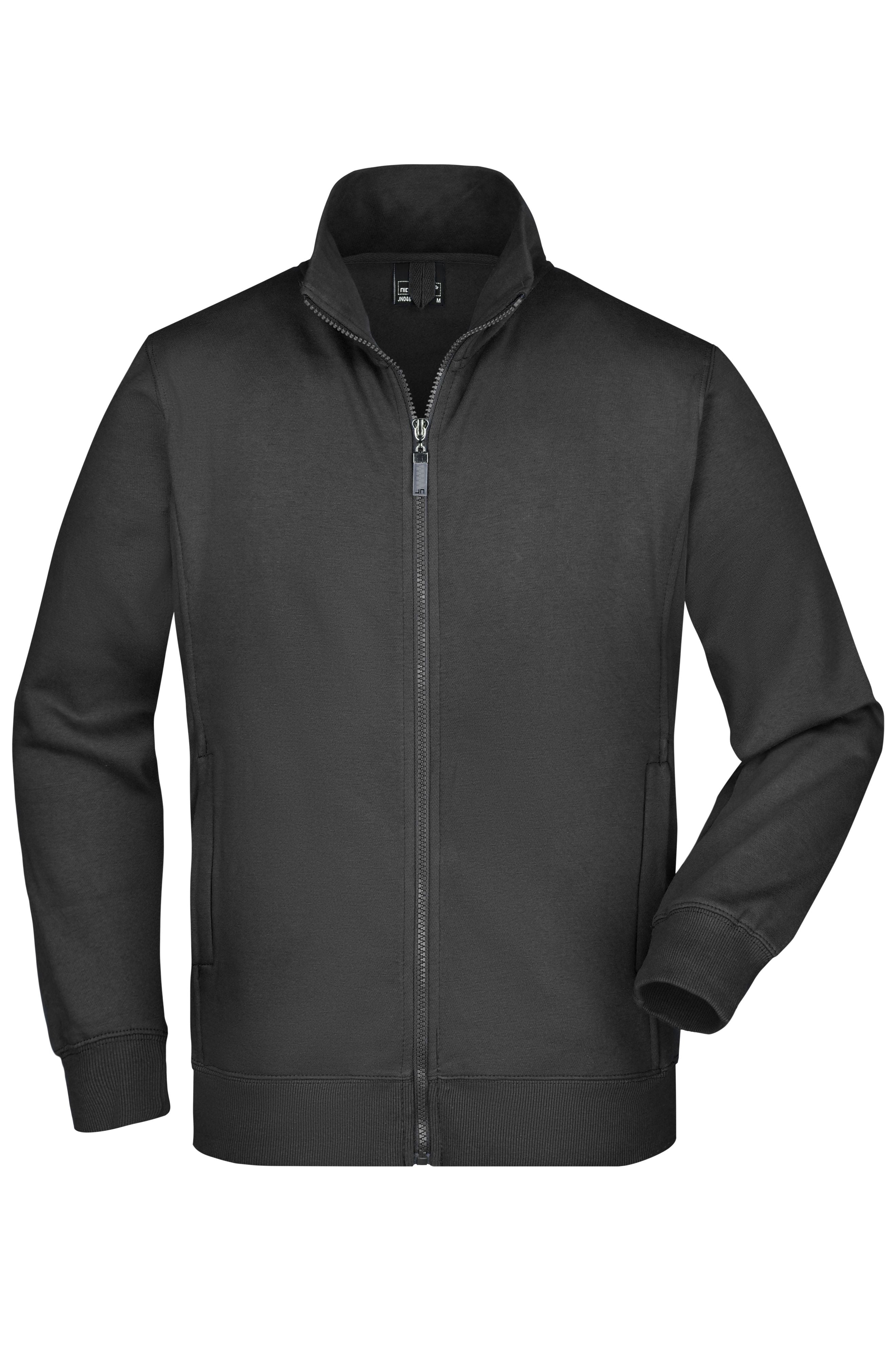 James & Nicholson Sweatjacke black