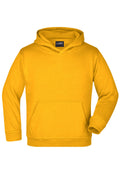 James & Nicholson Kinder Kapuzensweatshirt gold-yellow