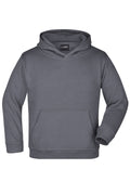 James & Nicholson Kinder Kapuzensweatshirt graphite