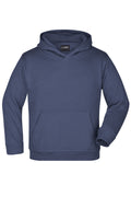 James & Nicholson Kinder Kapuzensweatshirt navy