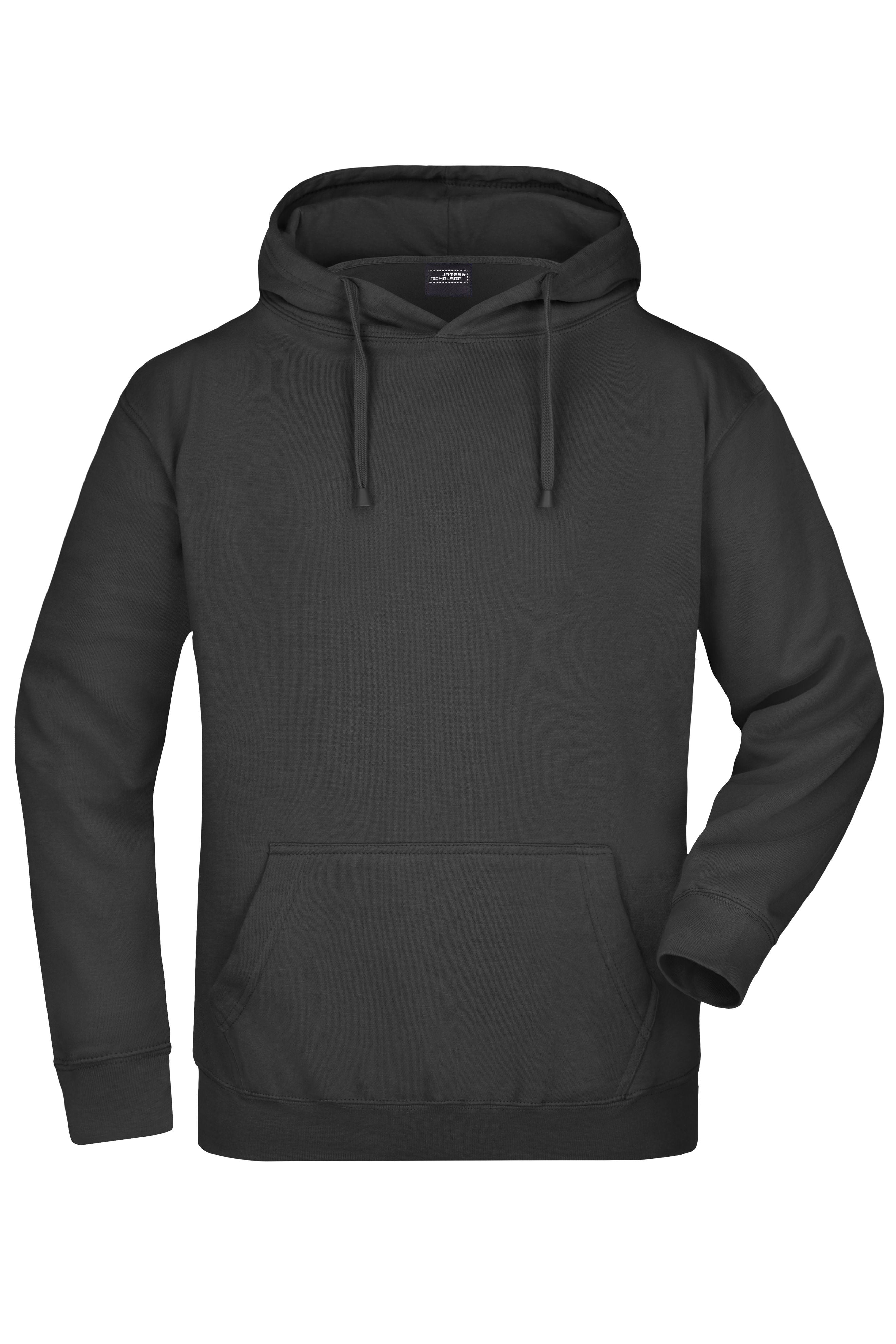James & Nicholson Kapuzensweatshirt black