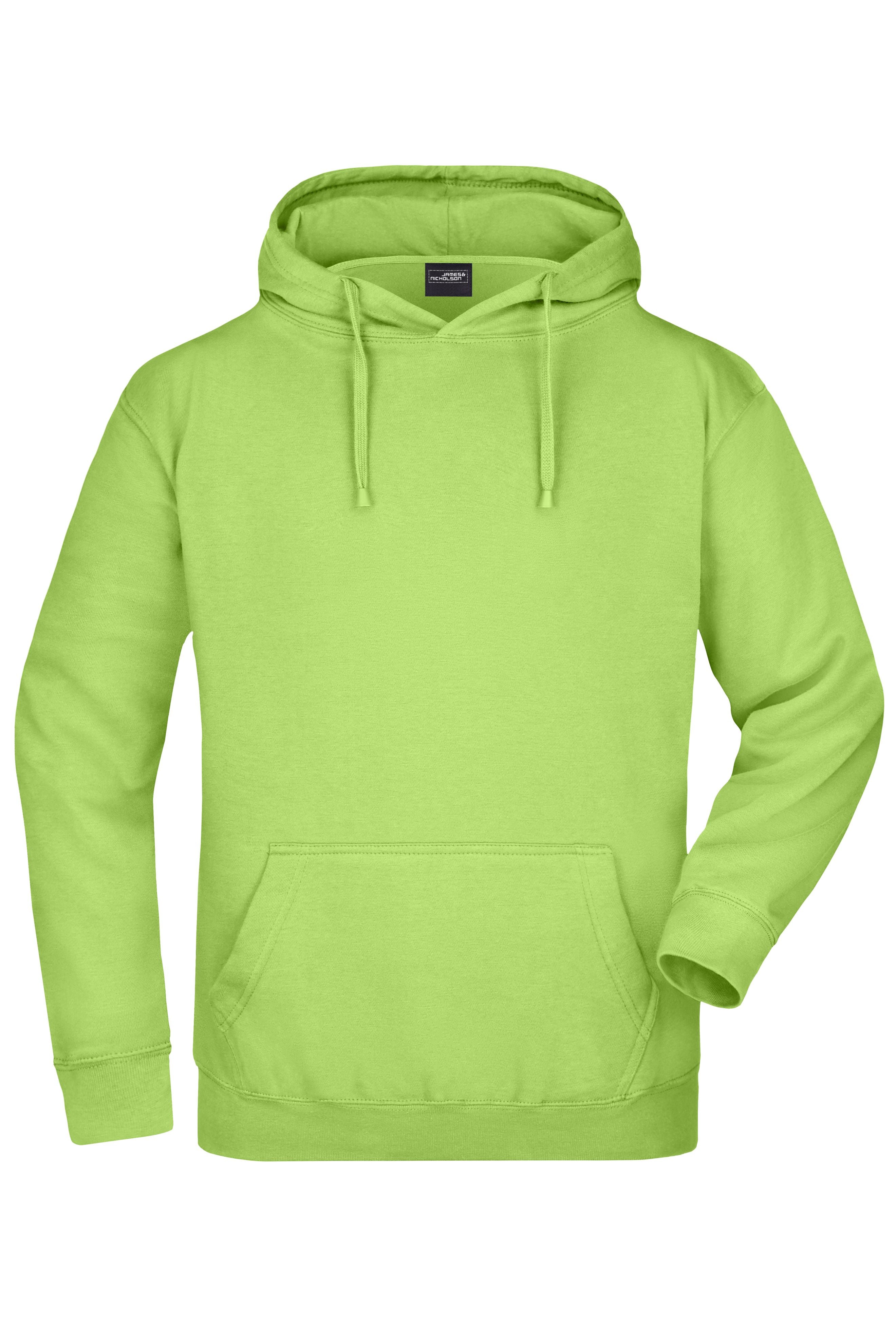James & Nicholson Kapuzensweatshirt lime-green