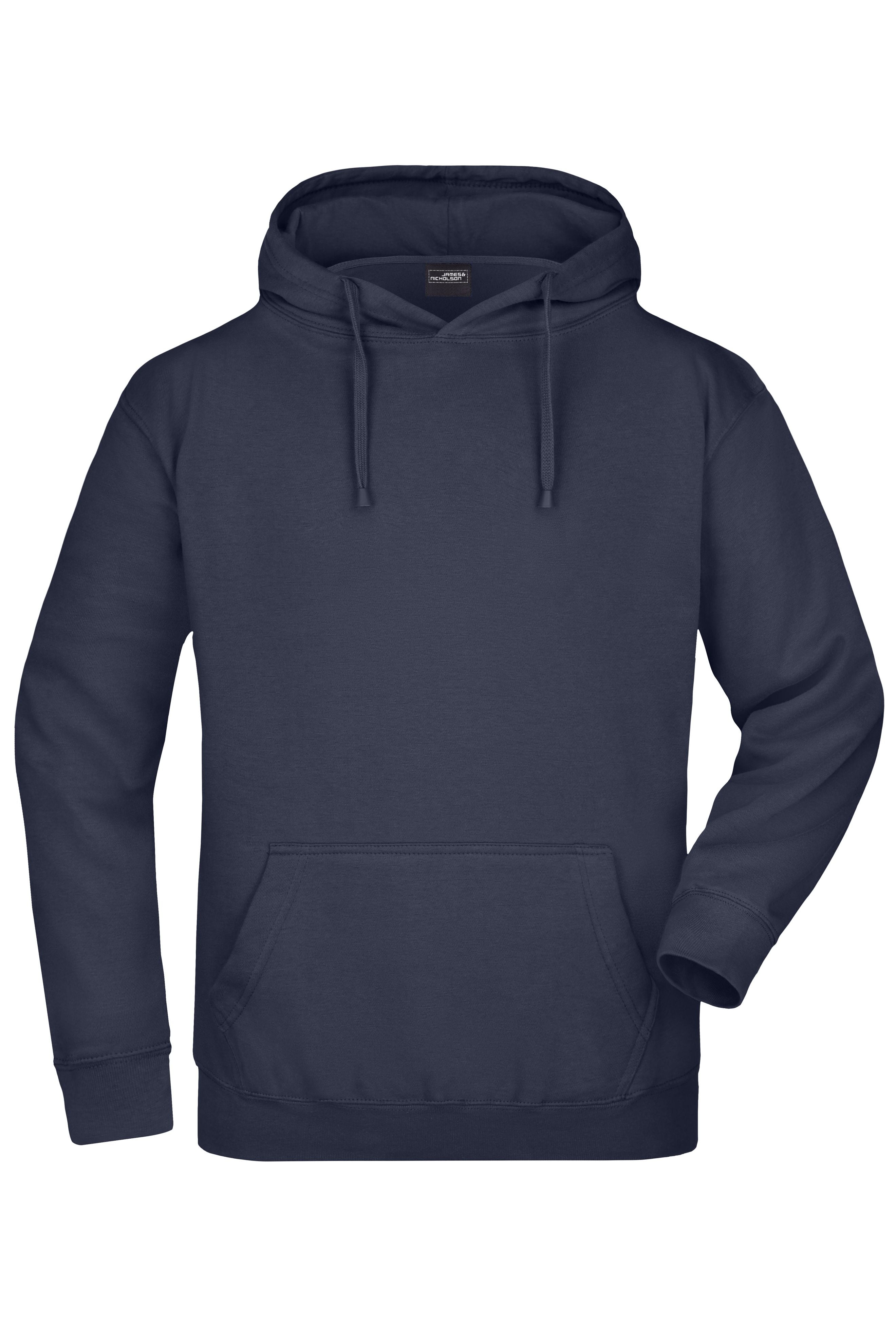 James & Nicholson Kapuzensweatshirt navy