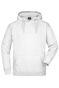 James & Nicholson Kapuzensweatshirt white
