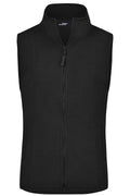 James & Nicholson Damen Microfleece Weste black