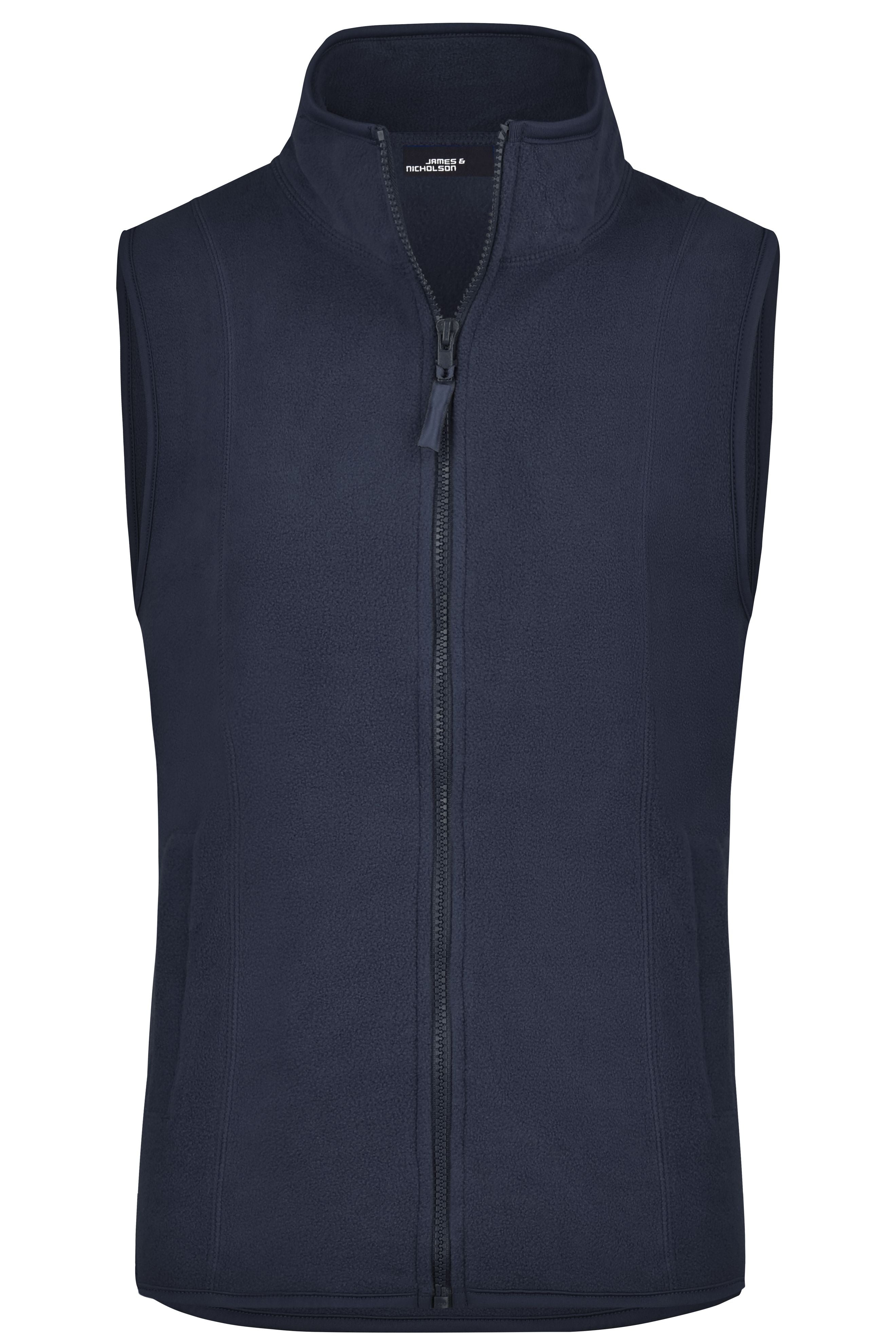 James & Nicholson Damen Microfleece Weste navy