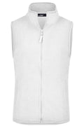 James & Nicholson Damen Microfleece Weste white