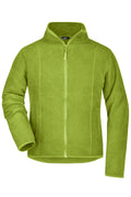 James & Nicholson Damen Microfleece Jacke lime-green