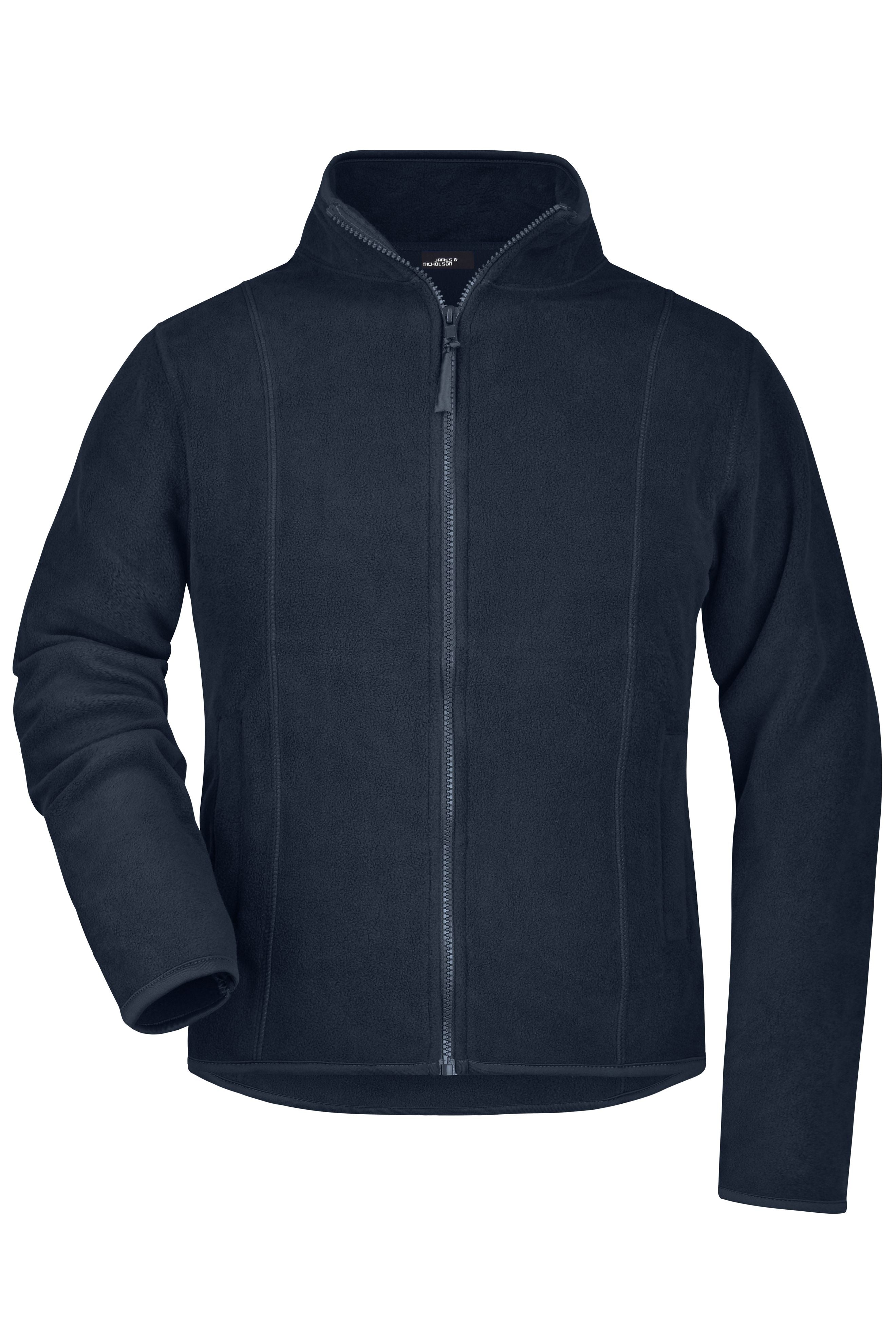 James & Nicholson Damen Microfleece Jacke navy