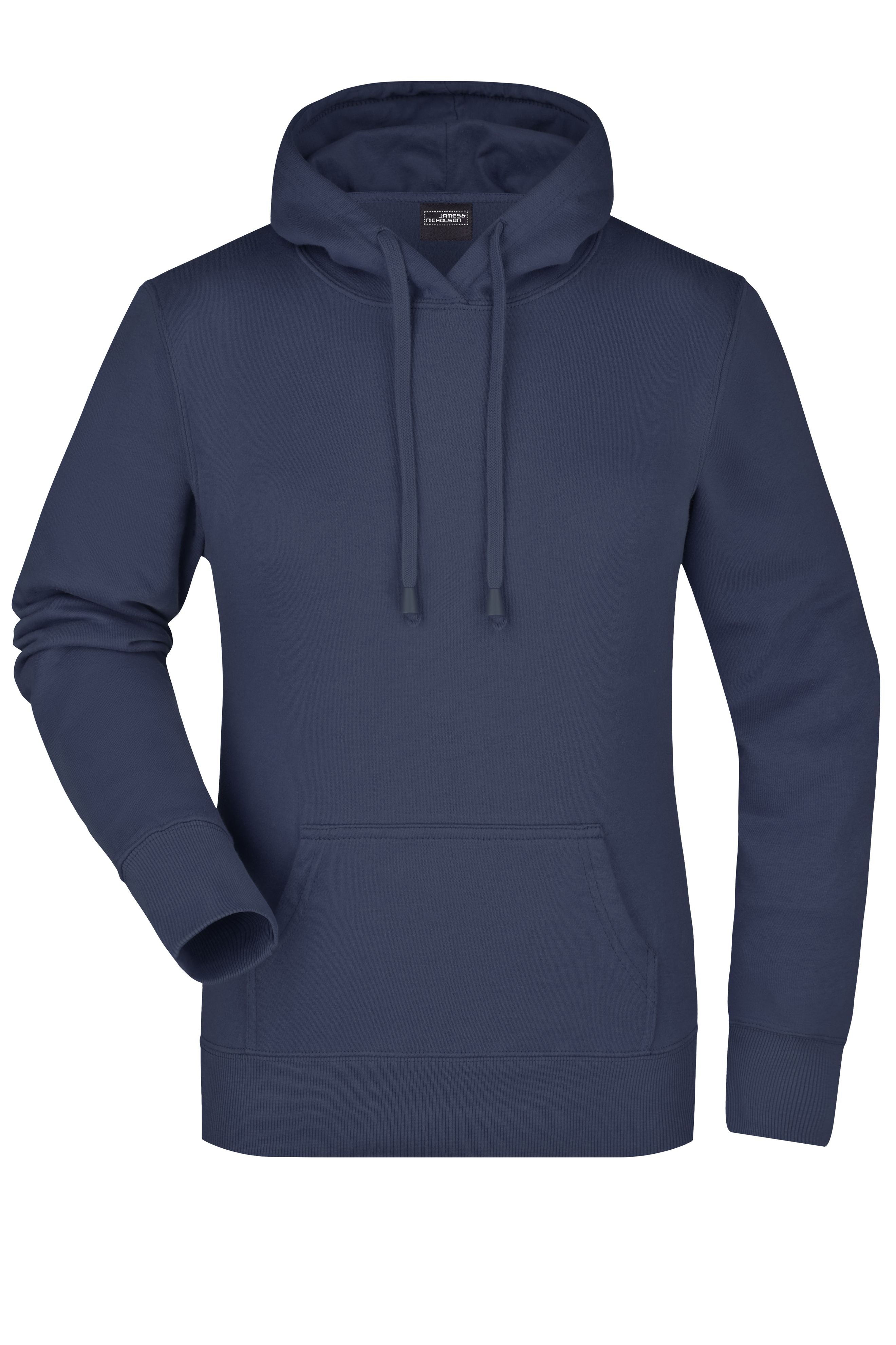 James & Nicholson Damen Kapuzensweat Hoodie navy