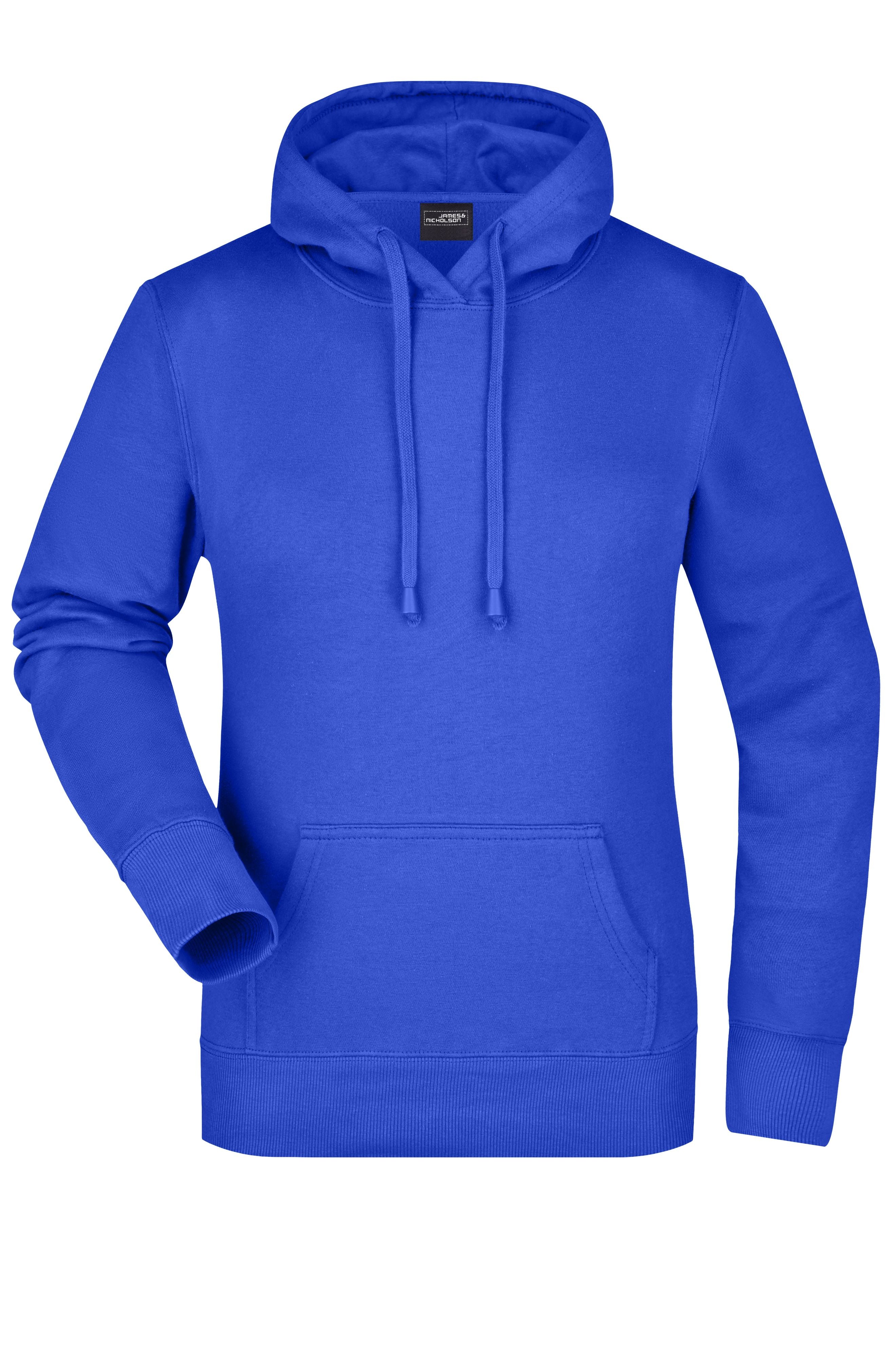 James & Nicholson Damen Kapuzensweat Hoodie royal