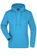 James & Nicholson Damen Kapuzensweat Hoodie turquoise