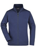 James & Nicholson Damen Sweatjacke navy