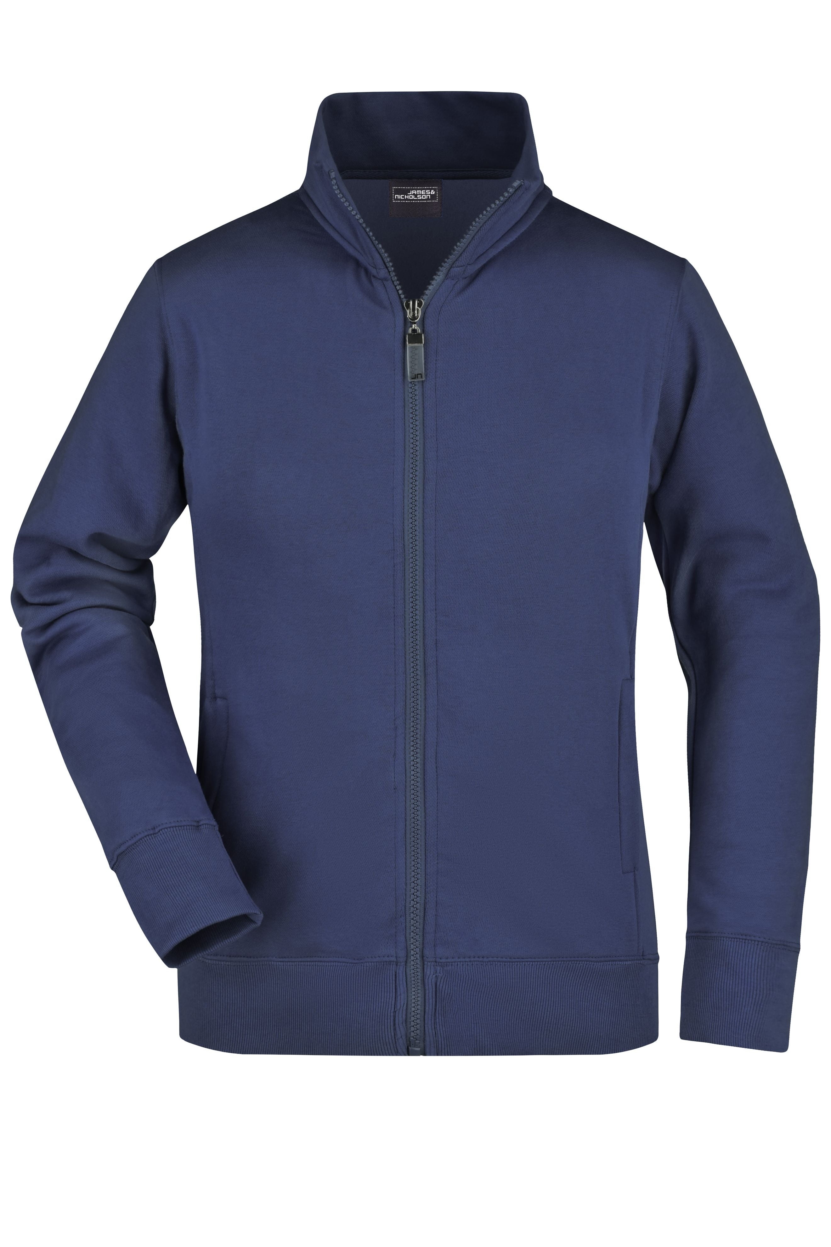 James & Nicholson Damen Sweatjacke navy