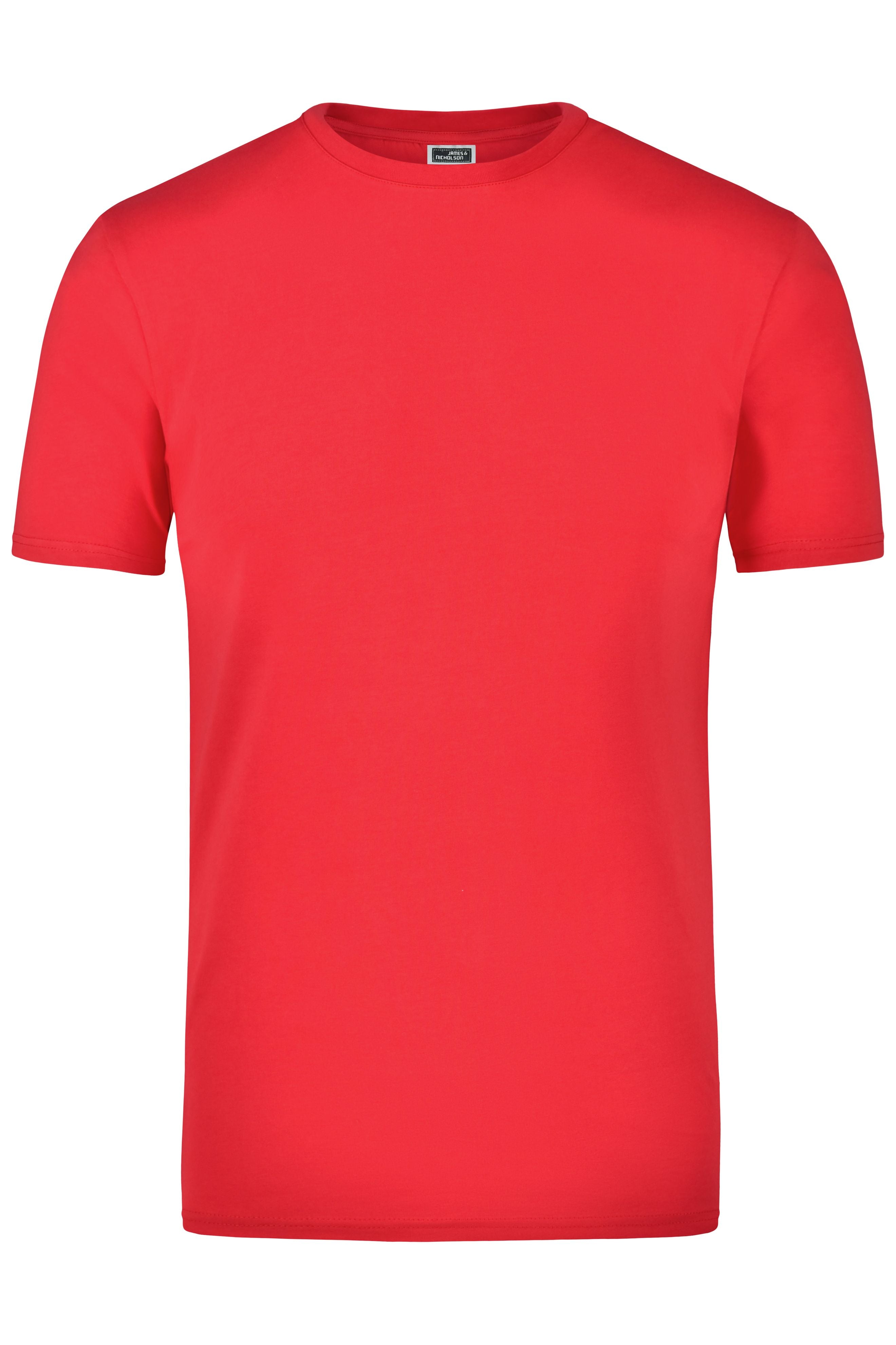 James & Nicholson Stretch T-Shirt red