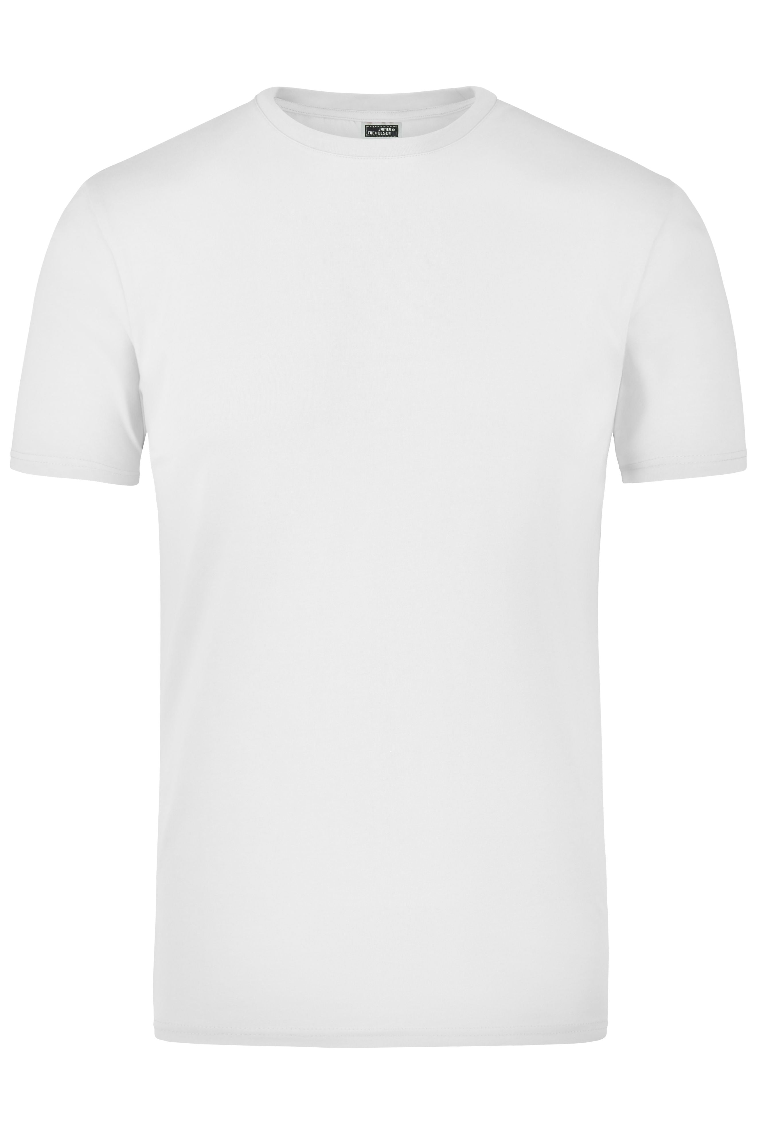 James & Nicholson Stretch T-Shirt white
