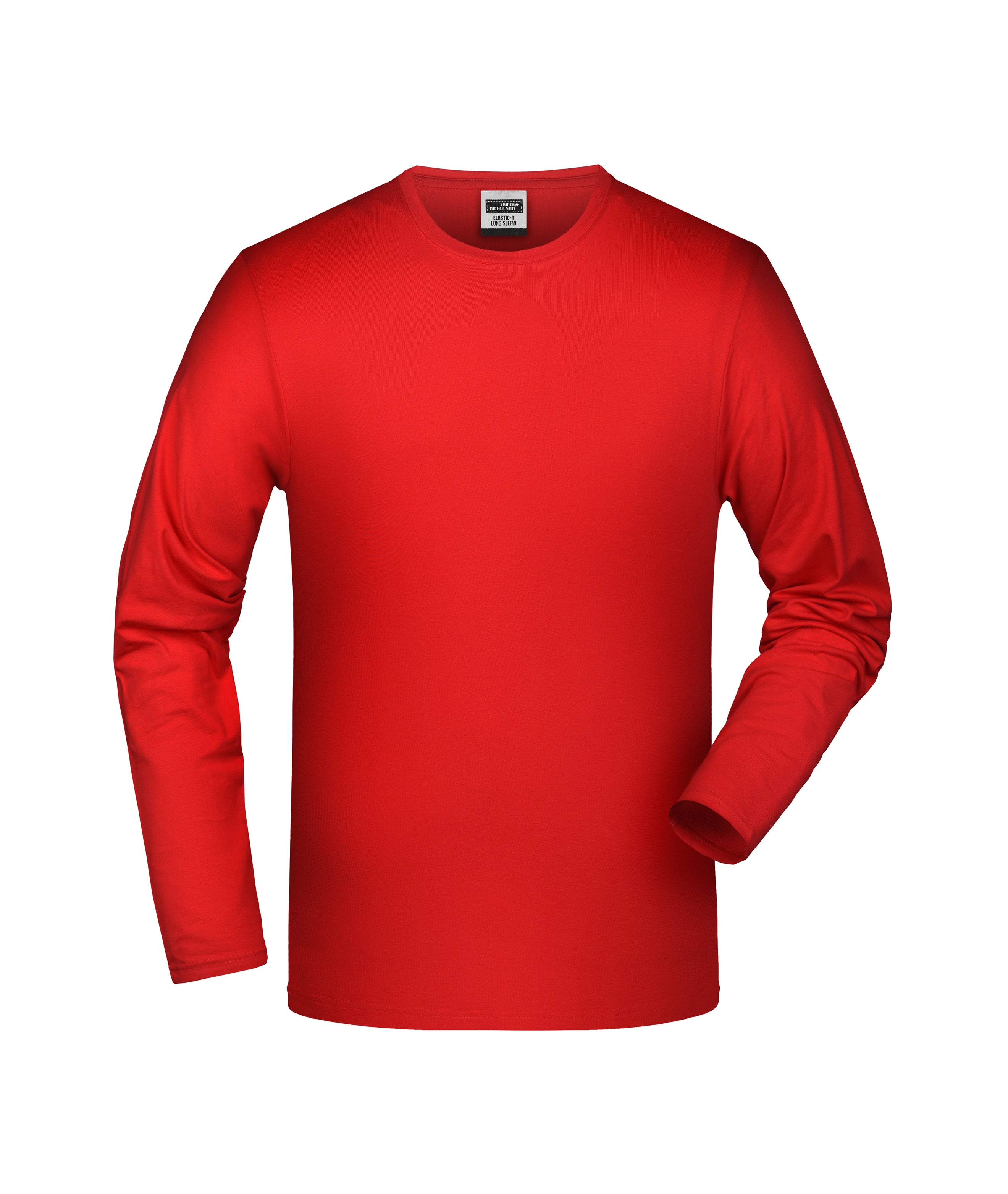 James & Nicholson Stretch Langarmshirt red