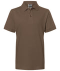 James & Nicholson Klassisches Kinder Poloshirt brown