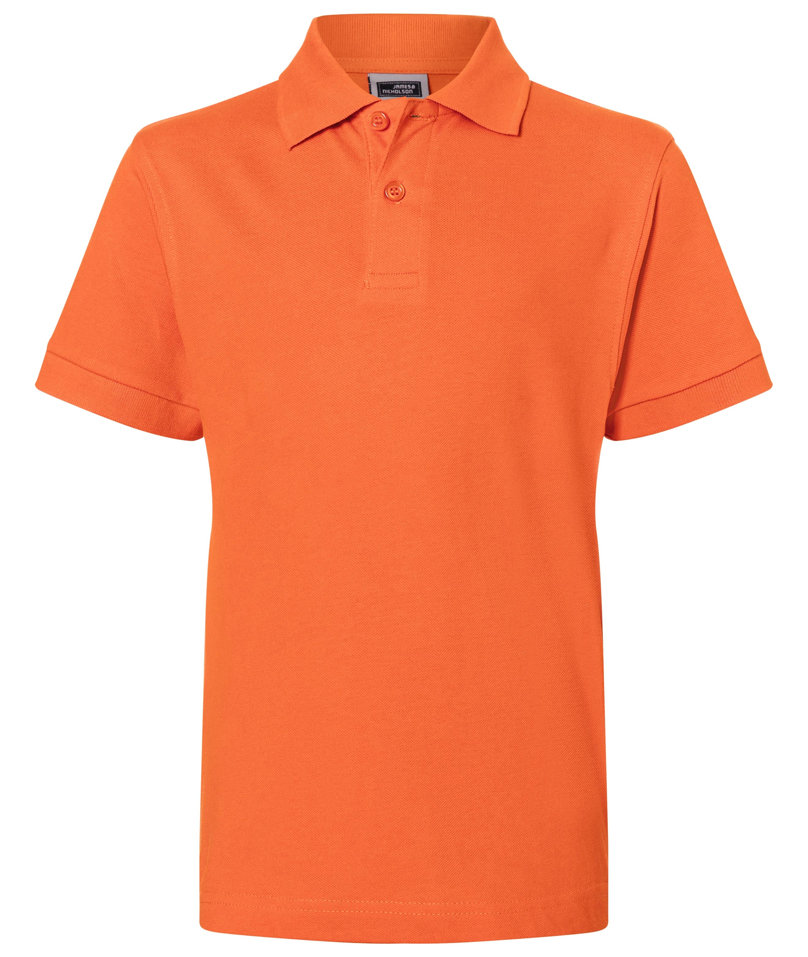 James & Nicholson Klassisches Kinder Poloshirt dark-orange