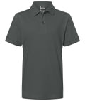 James & Nicholson Klassisches Kinder Poloshirt graphite