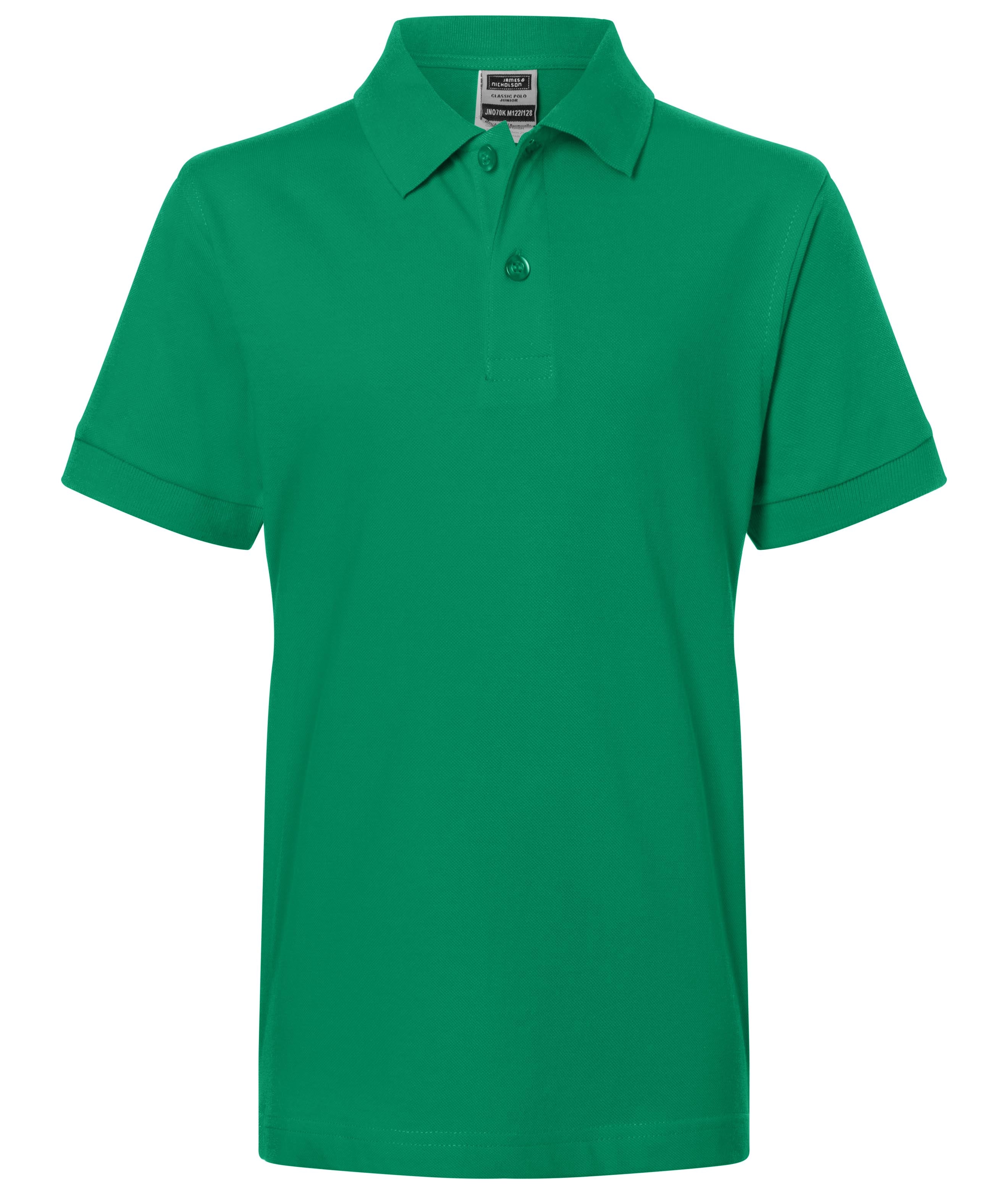 James & Nicholson Klassisches Kinder Poloshirt irish-green