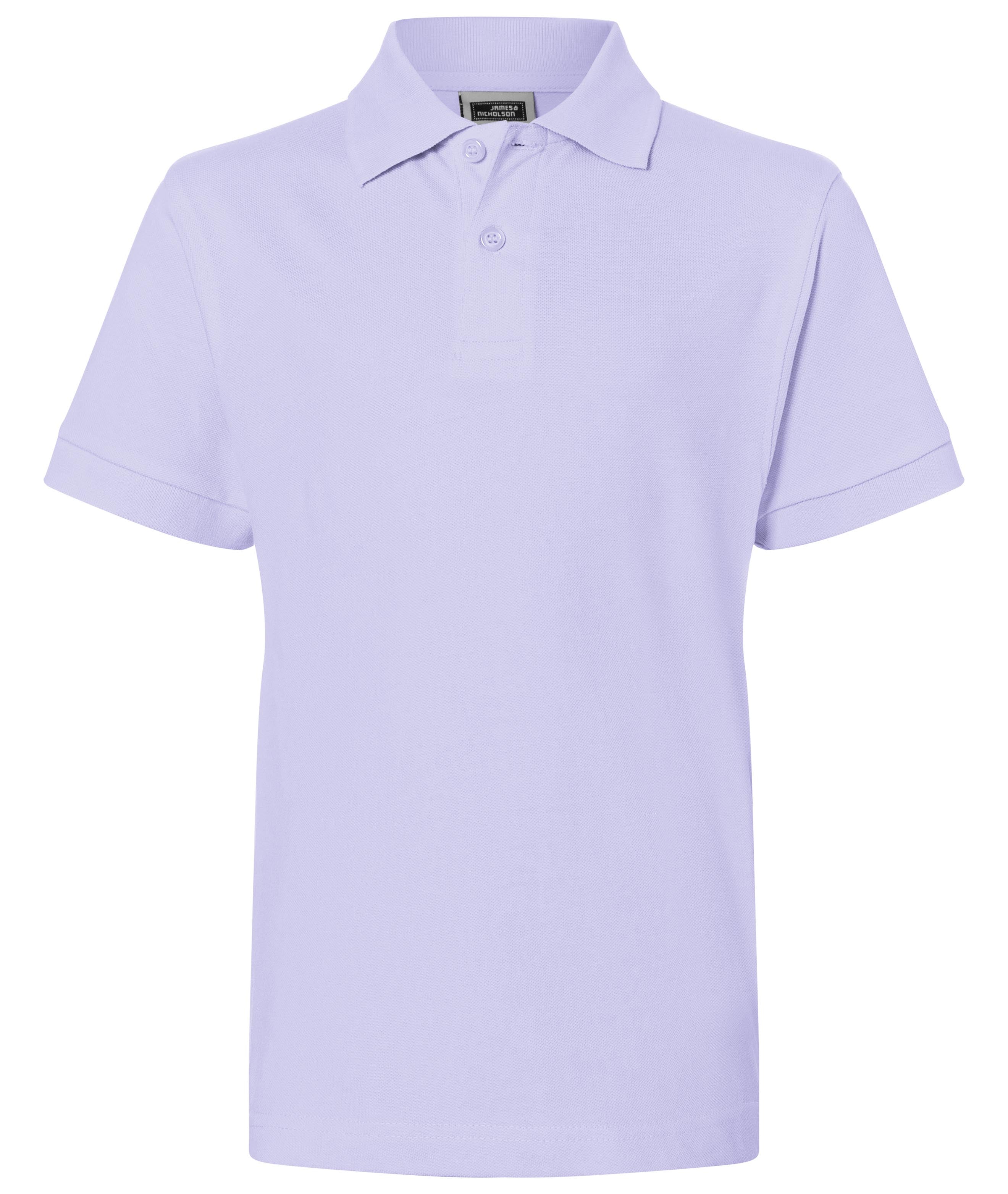 James & Nicholson Klassisches Kinder Poloshirt lilac