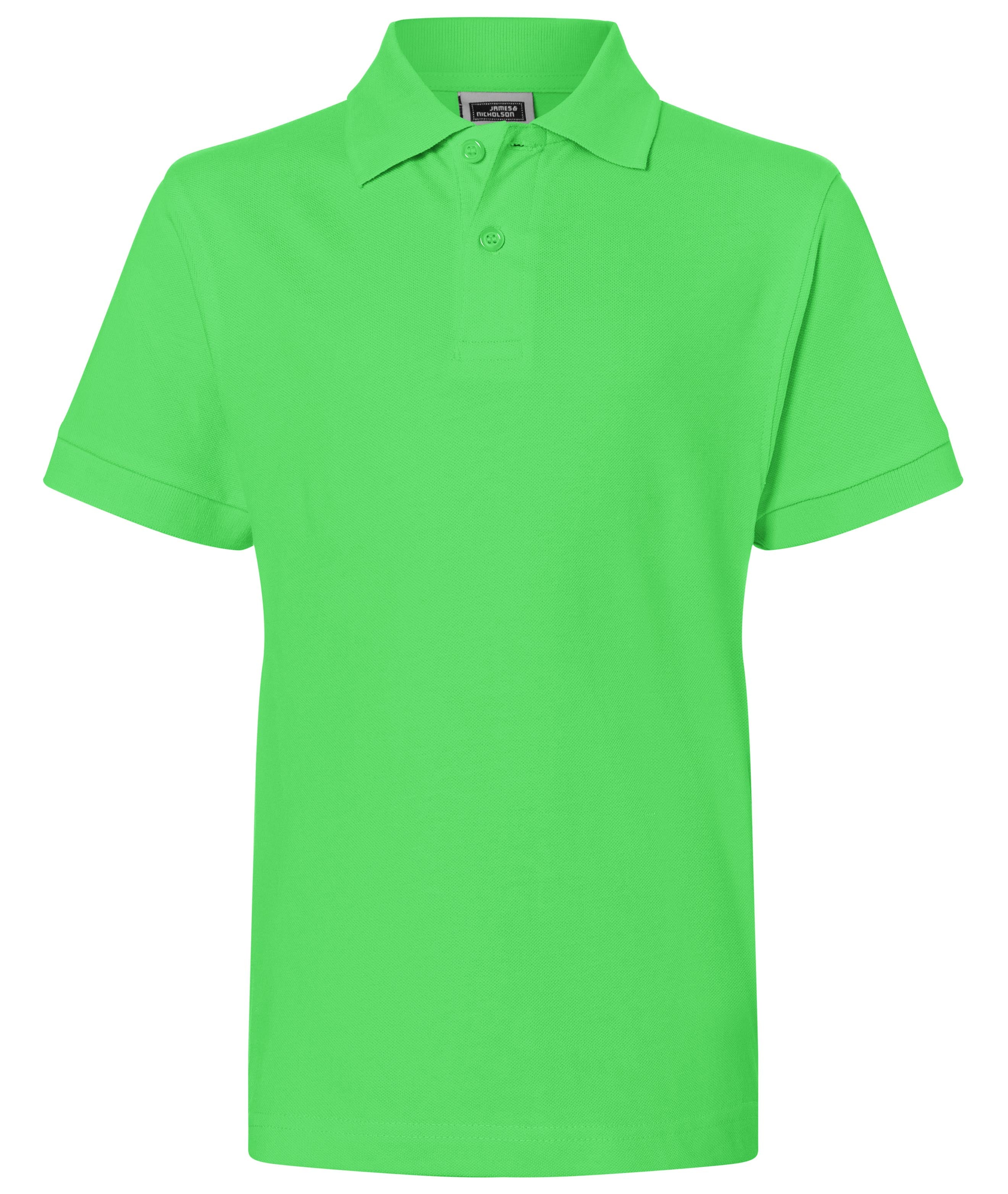 James & Nicholson Klassisches Kinder Poloshirt lime-green