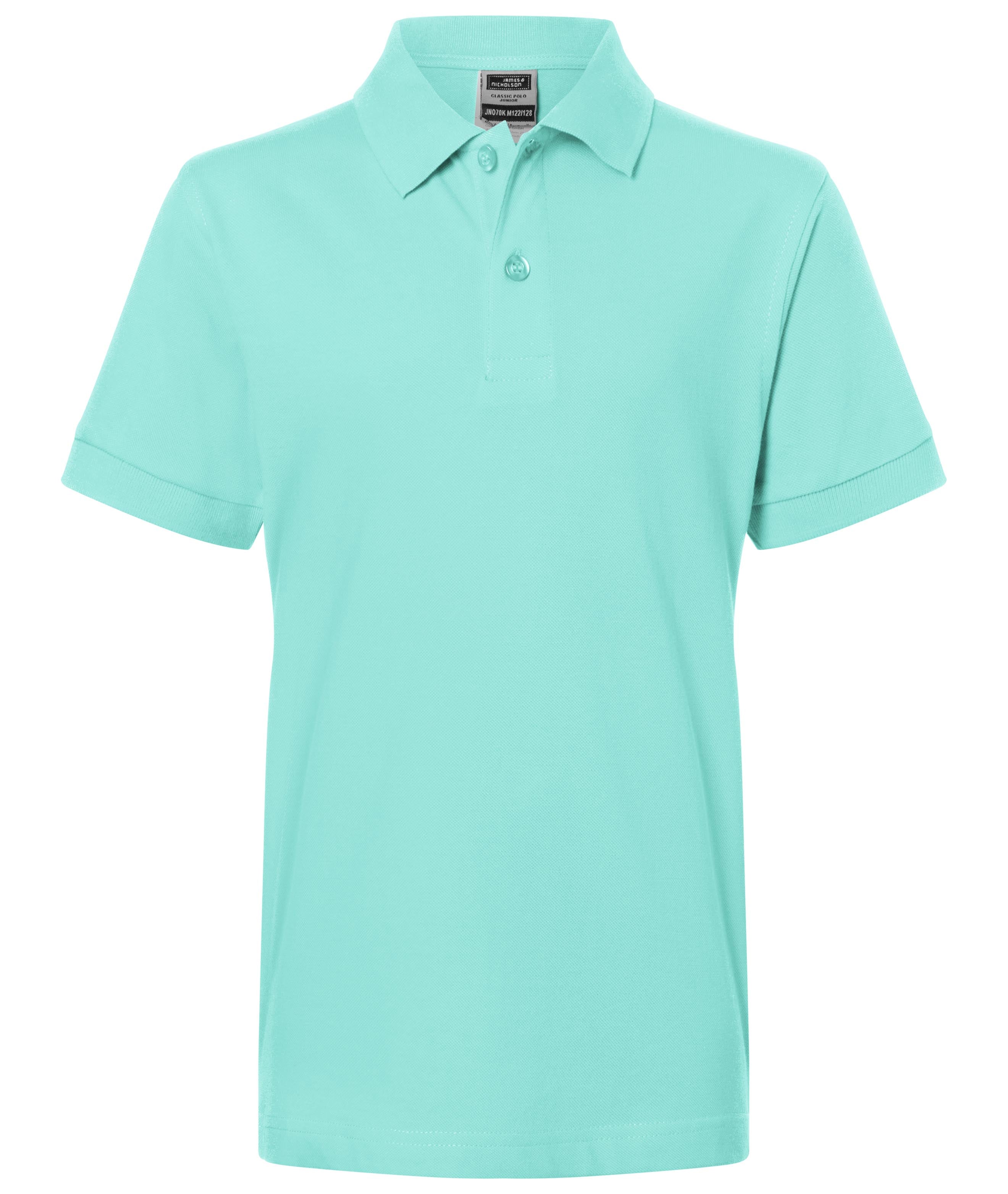 James & Nicholson Klassisches Kinder Poloshirt mint