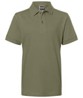 James & Nicholson Klassisches Kinder Poloshirt olive