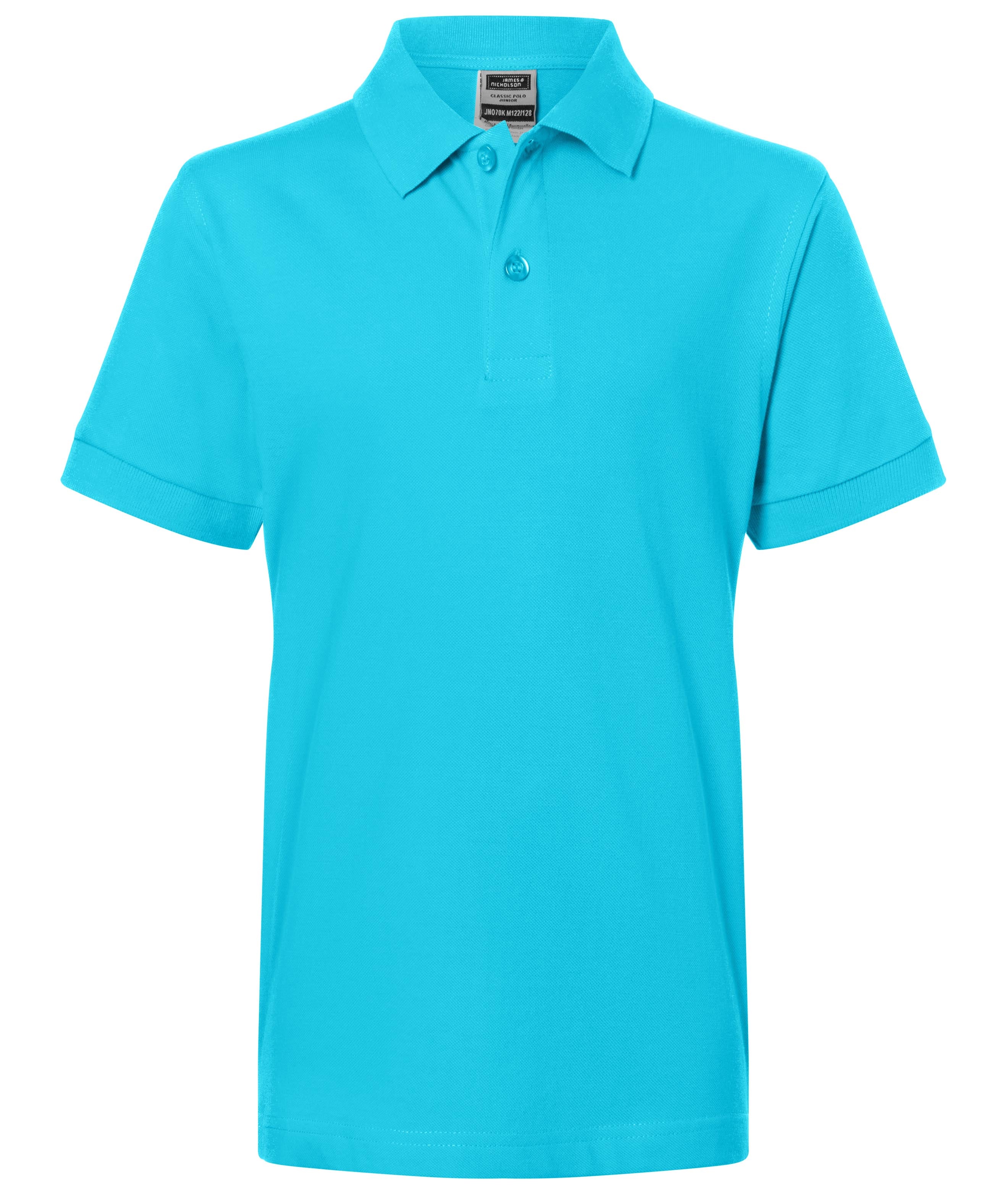 James & Nicholson Klassisches Kinder Poloshirt pacific
