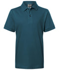 James & Nicholson Klassisches Kinder Poloshirt petrol