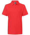 James & Nicholson Klassisches Kinder Poloshirt tomato