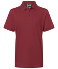 James & Nicholson Klassisches Kinder Poloshirt wine
