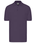 James & Nicholson Klassisches Poloshirt aubergine