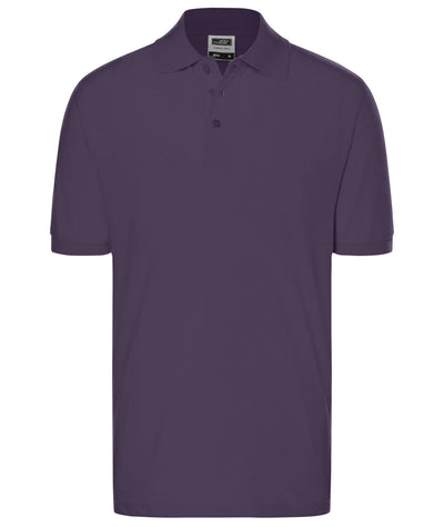 James & Nicholson Klassisches Poloshirt aubergine