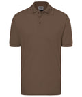 James & Nicholson Klassisches Poloshirt brown