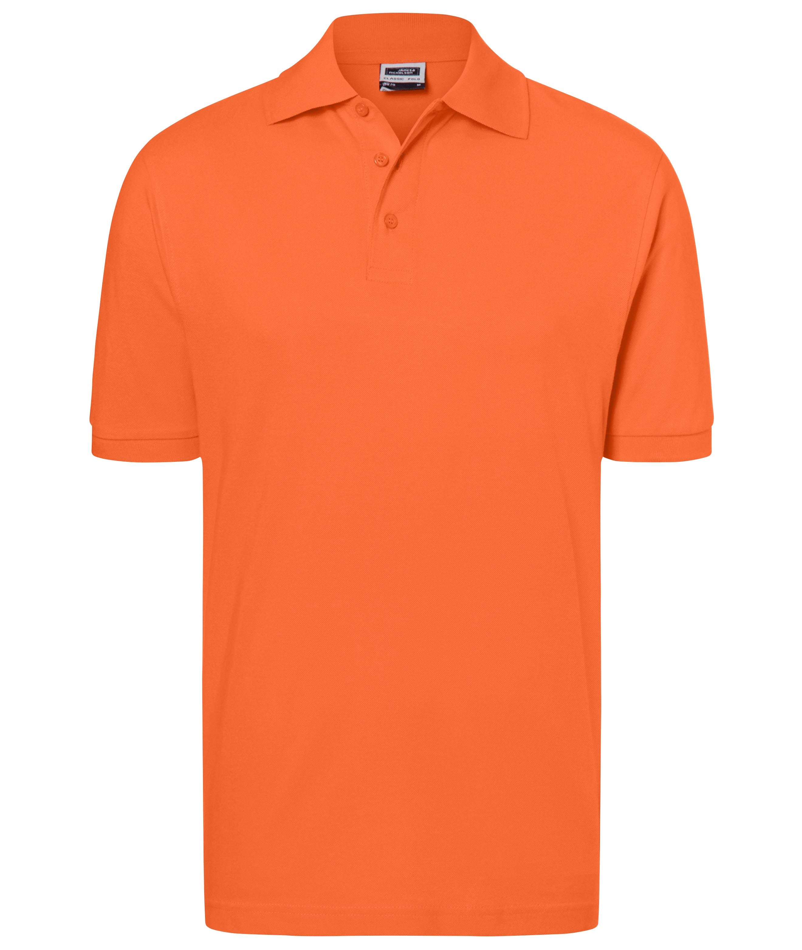 James & Nicholson Klassisches Poloshirt dark-orange