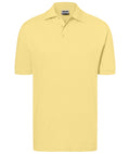 James & Nicholson Klassisches Poloshirt light-yellow