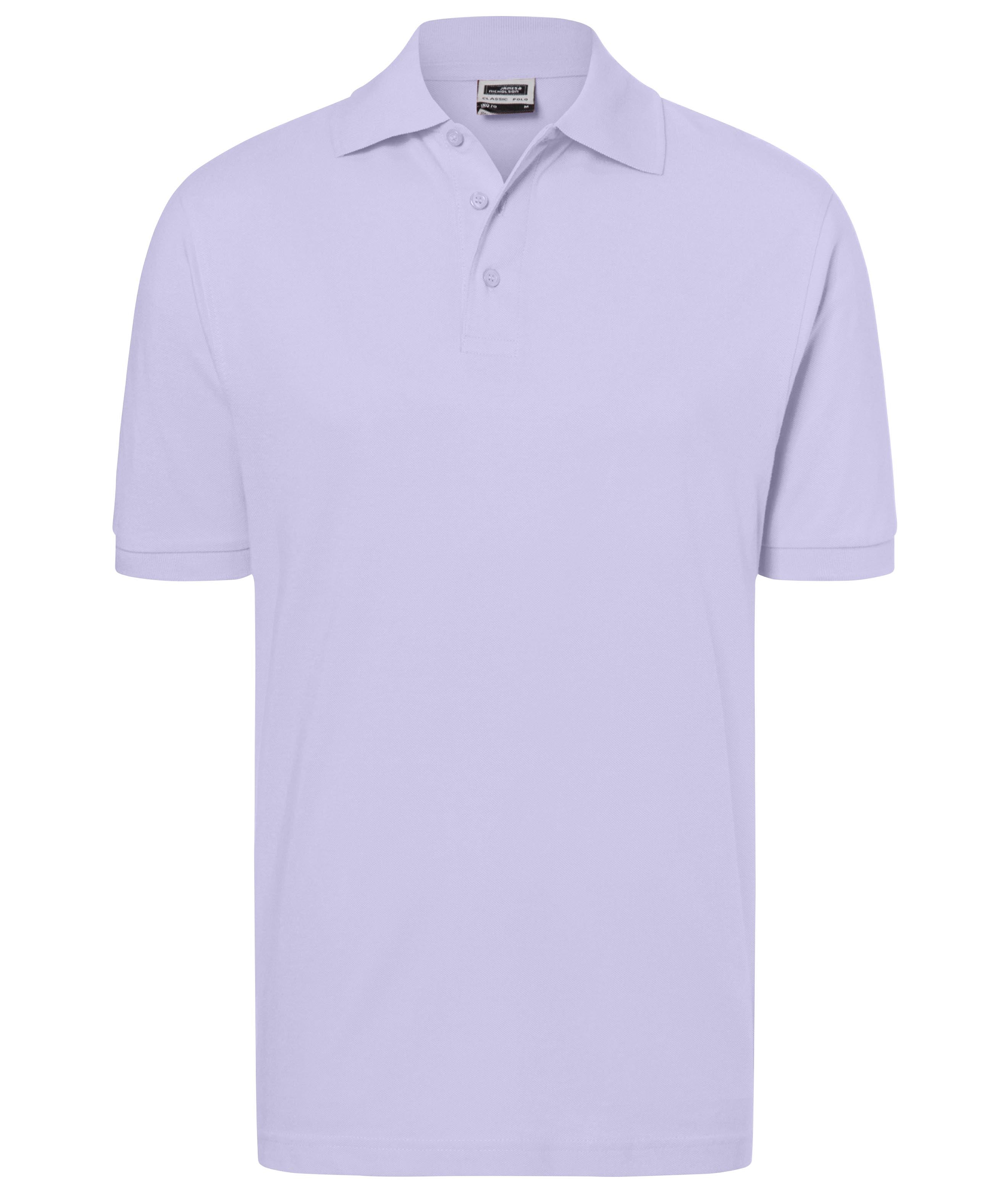 James & Nicholson Klassisches Poloshirt lilac